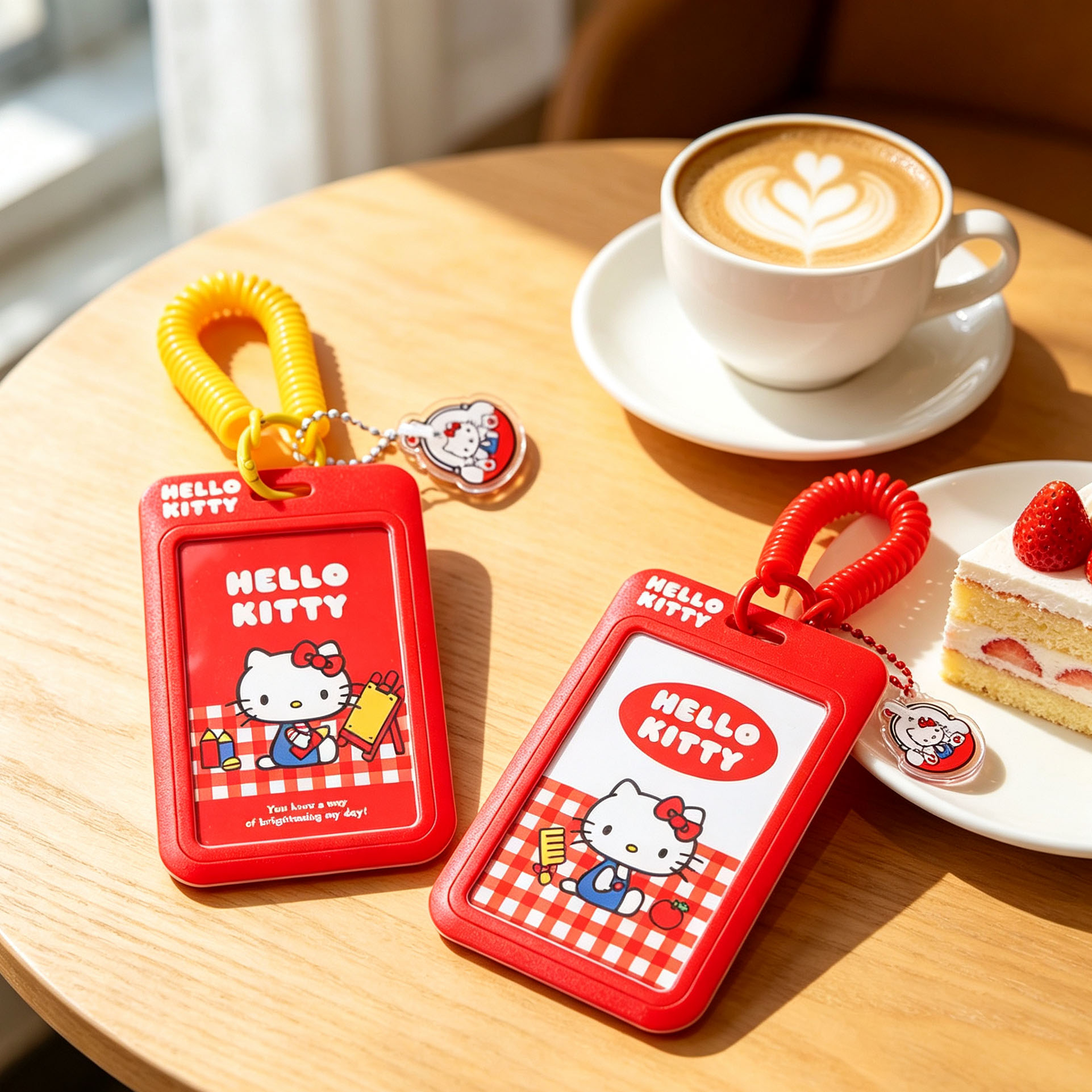Reel Case - Hello Kitty Slide ID Tag Name