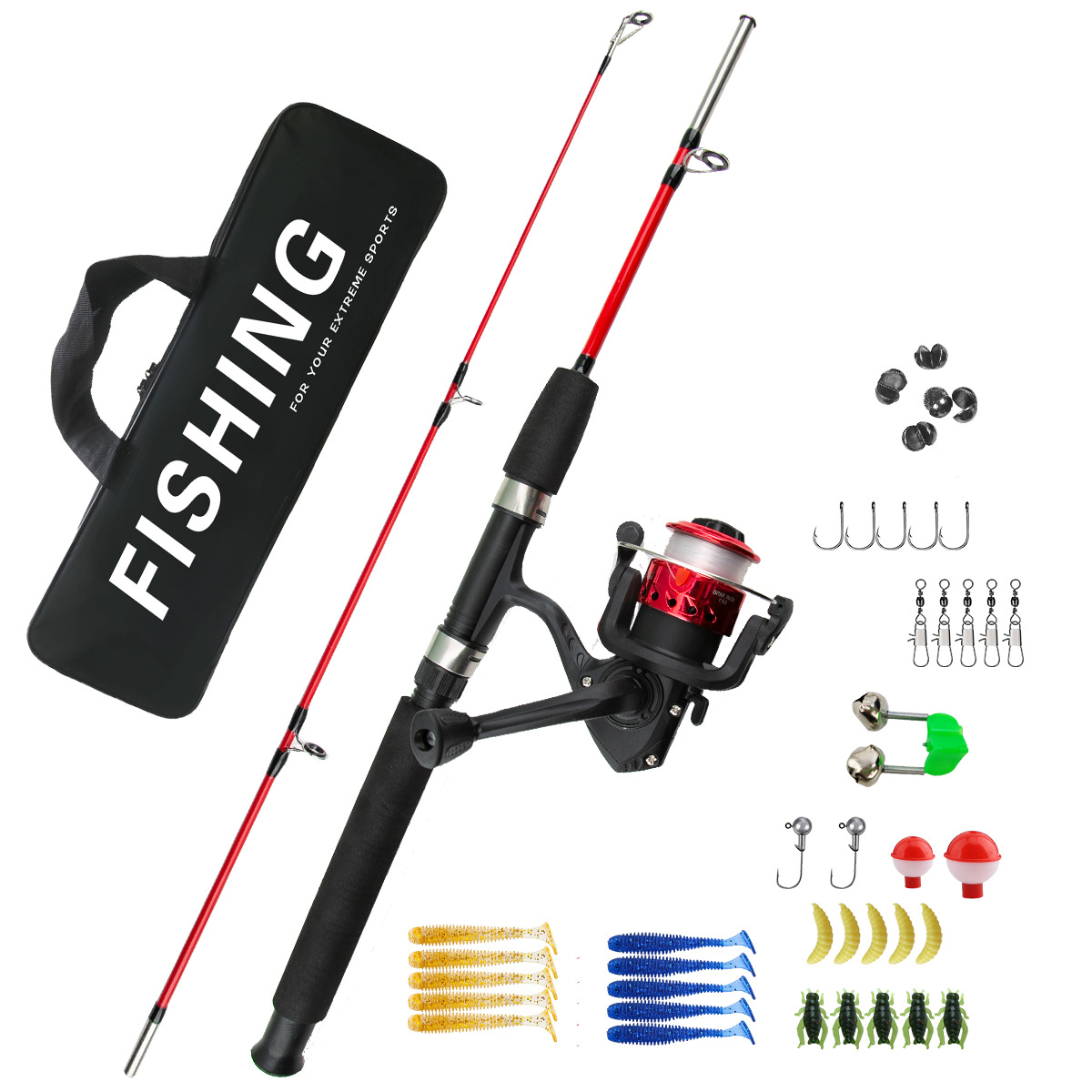 2 Sections Ice Fishing Rod Com - Ice Fishing Reel recensie en prijs