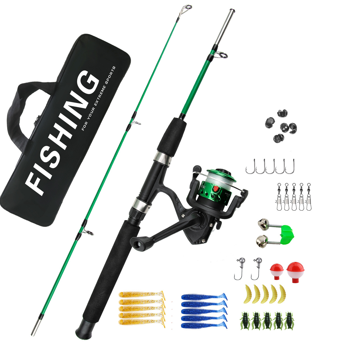 2 Sections Ice Fishing Rod Com - Ice Fishing Reel recensie en prijs