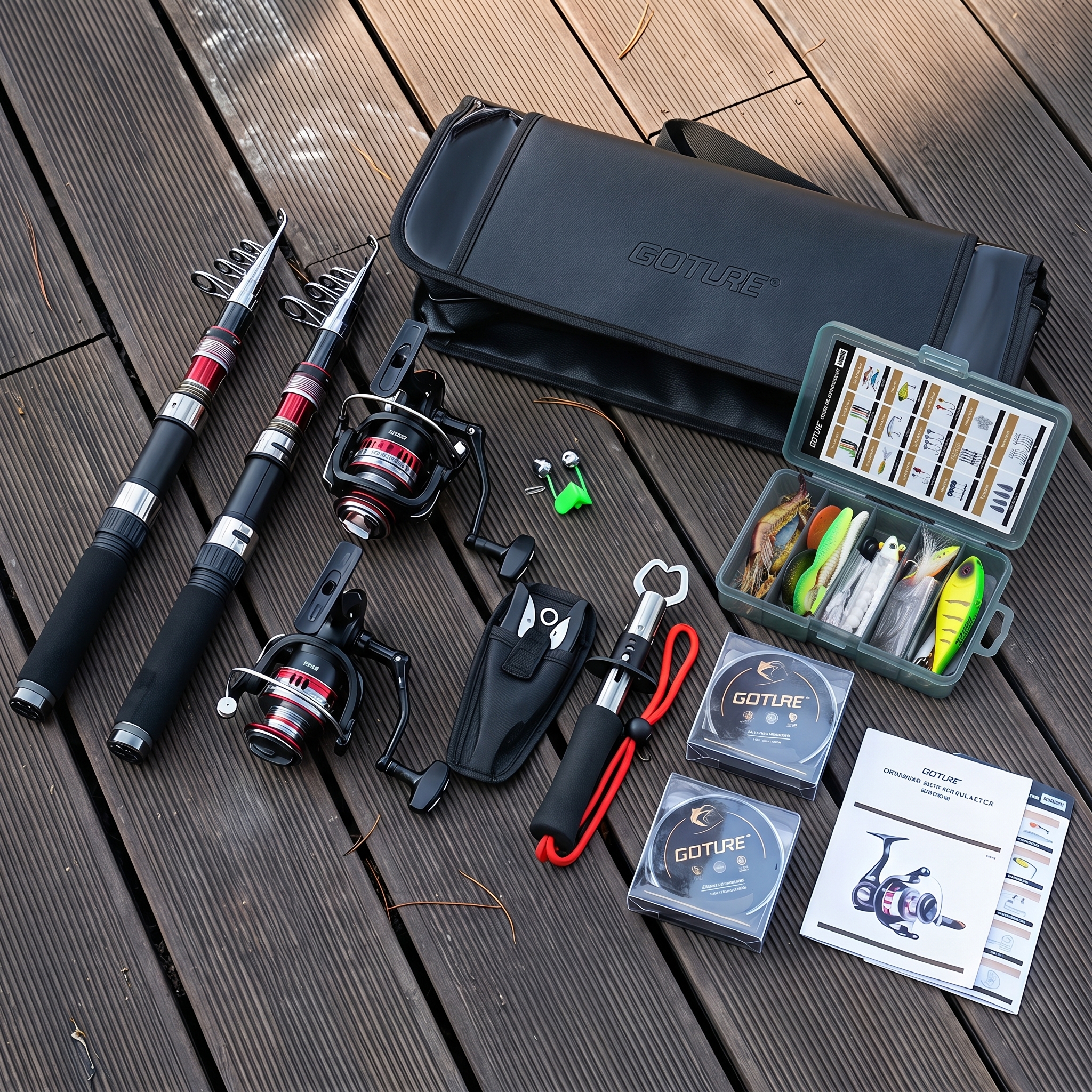 Goture Telescopic Fishing Rod  - Reel Bag recensie en prijs