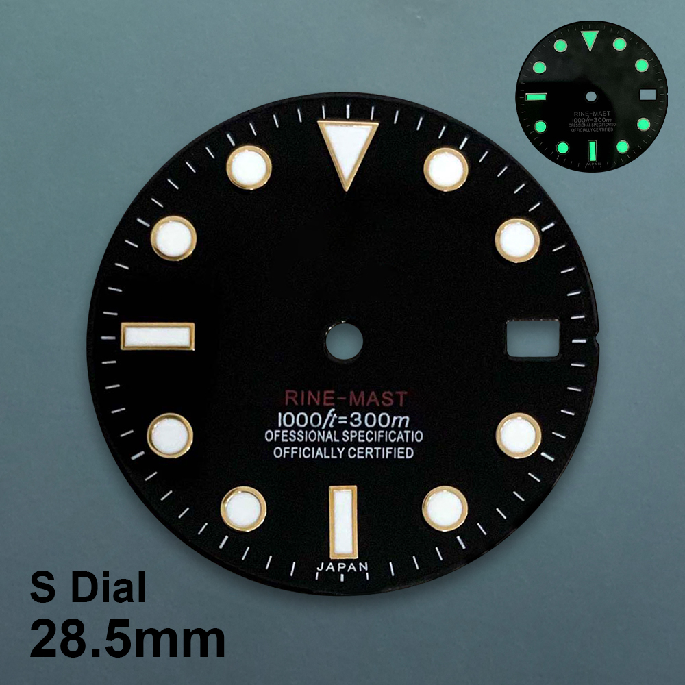 28.5mm S Logo SUB Dive Dial Fi - Reel Case recensie en prijs