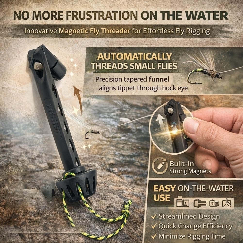 Portable Magnetic Fly Threader - Baitcasting Reel recensie en prijs