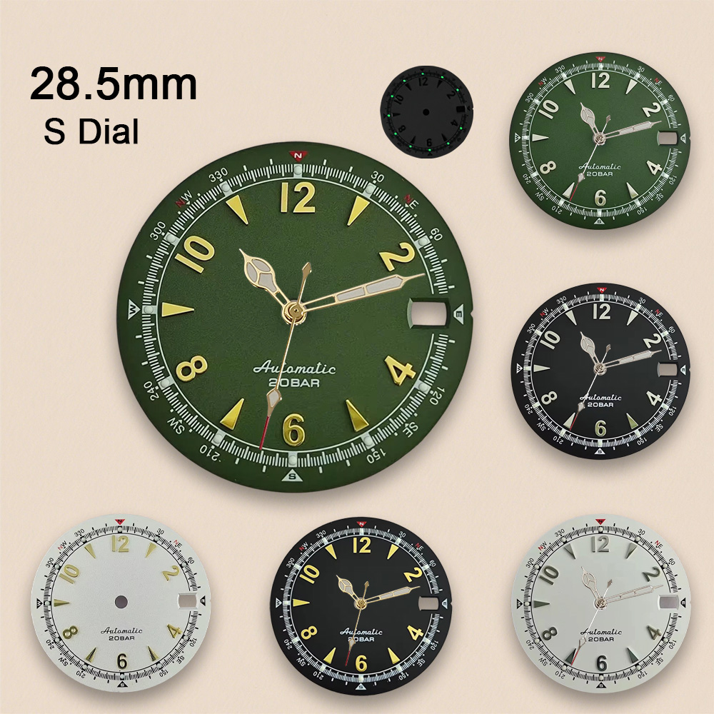 Nh35 Dial S Logo 28.5mm Retro  - Reel Case recensie en prijs