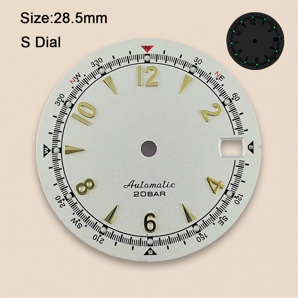 Nh35 Dial S Logo 28.5mm Retro  - Reel Case recensie en prijs