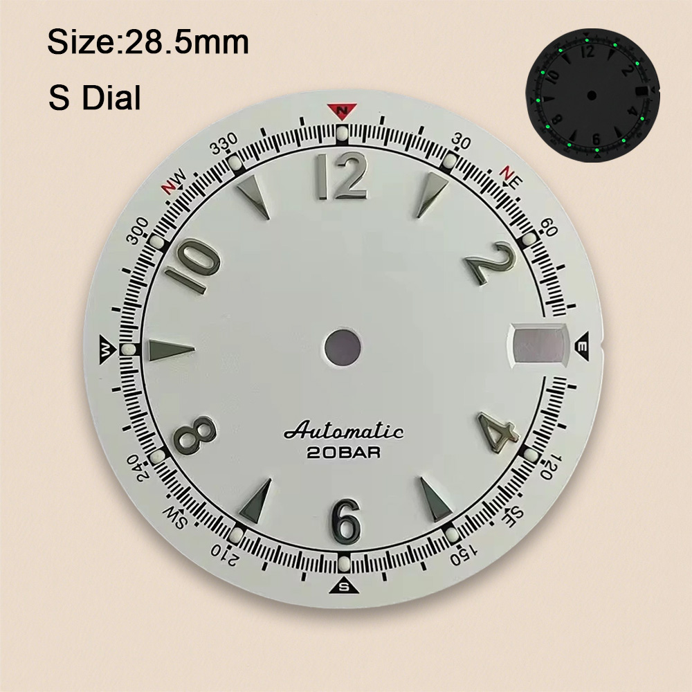 Nh35 Dial S Logo 28.5mm Retro  - Reel Case recensie en prijs