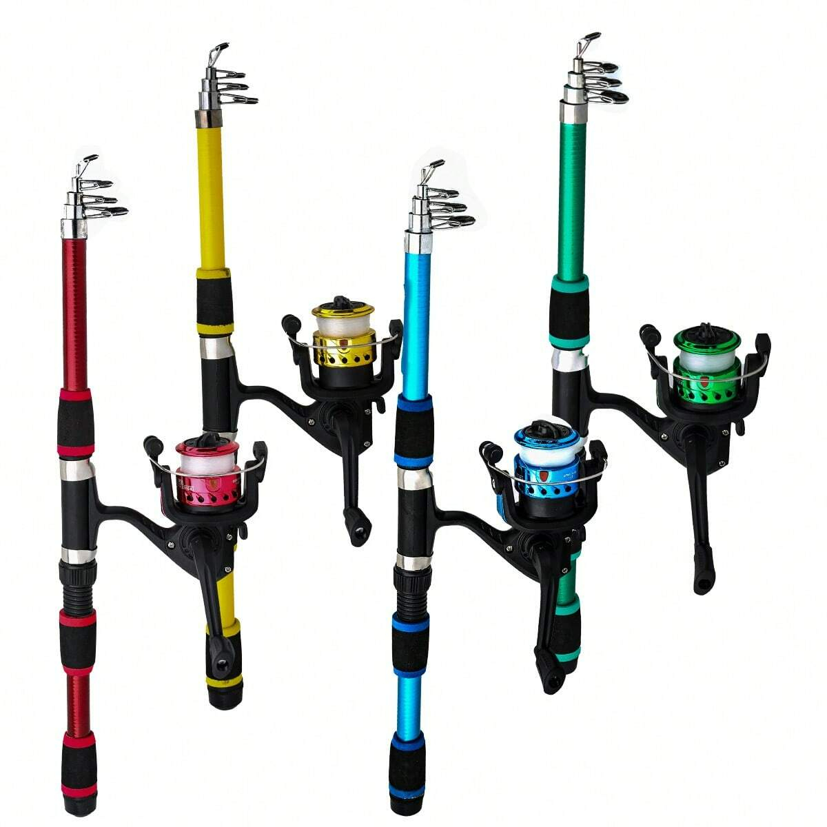 Fishing Pole Set Full Kits Wit - Spincast Reel recensie en prijs