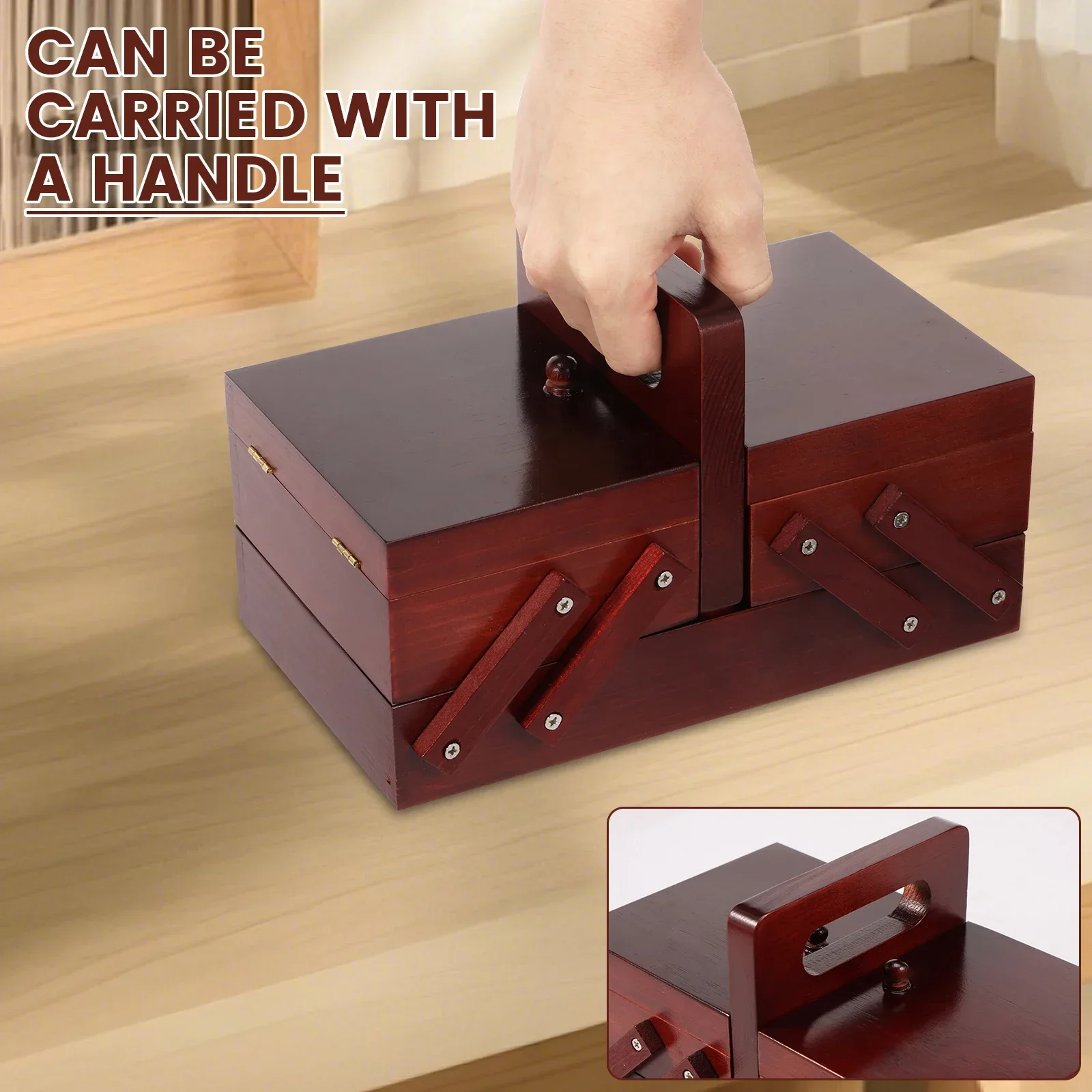 Expandable Sewing Thread Box W - Reel Case recensie en prijs