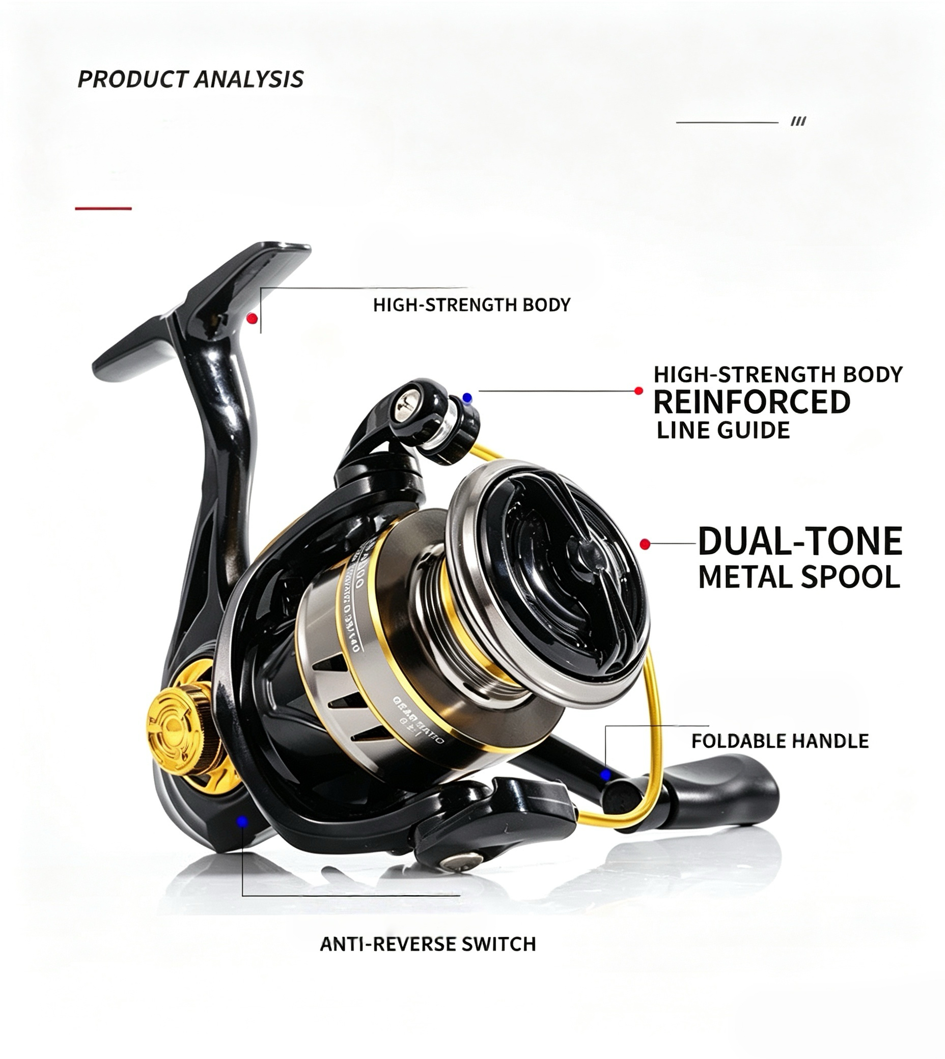 Full Metal Spinning Reel, Long - Spinning Reel recensie en prijs