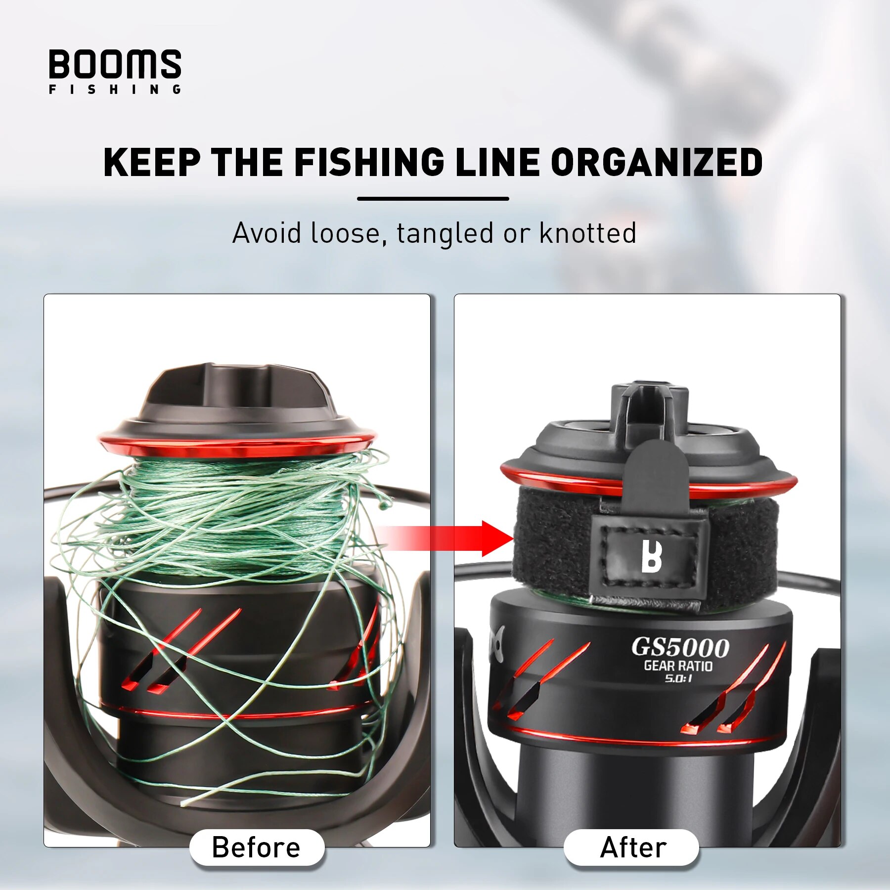 Booms Fishing SB1 4Pcs Spinnin - Reel Cover recensie en prijs
